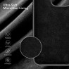 Funda Carcasa Xiaomi Redmi 14C con Cuerda Ajustable, Silicona Resistente a Golpes con Cordón Colgante Antideslizante Negro