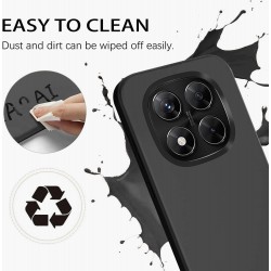 Funda para iPhone 16e Cuerda Carcasa Silicona Líquida con Cordón Colgante Negro
