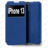 Funda para iPhone 13 Libro Estuche con Tapa Funcion Soporte Ventana Cierre Iman Color Negro