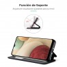 Funda para Xiaomi Poco C75 Libro Estuche con Tapa Funcion Soporte Ventana Cierre Iman Color Negro