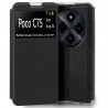 funda poco c75 libro cuero