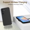 Funda Samsung Galaxy A05s de Silicona Líquida Negra | Alta Calidad con Forro de Microfibra