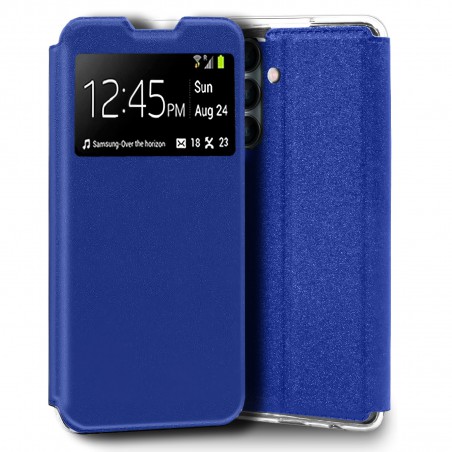 Funda para Samsung Galaxy A16 4G / 5G Libro Estuche con Tapa Funcion Soporte Ventana Cierre Iman Color Negro