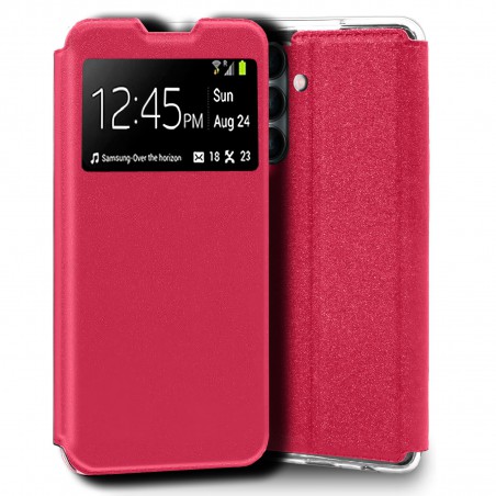 Funda para Samsung Galaxy A16 4G / 5G Libro Estuche con Tapa Funcion Soporte Ventana Cierre Iman Color Negro