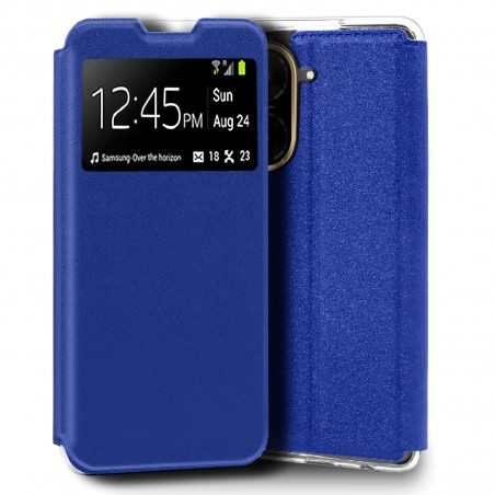 Funda para Xiaomi Redmi A5 Libro Estuche con Tapa Funcion Soporte Ventana Cierre Iman Color Negro