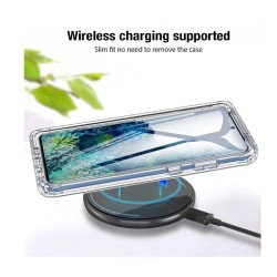 Funda Doble para Xiaomi Redmi A3, 360 Grados Carcasa Doble Cara, Protección Completa Delantera + Trasera, Transparente