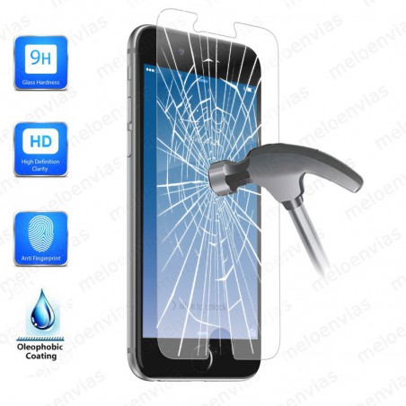 Protector de pantalla de cristal templado para iPhone 7 (4.7) Vidrio Transparente