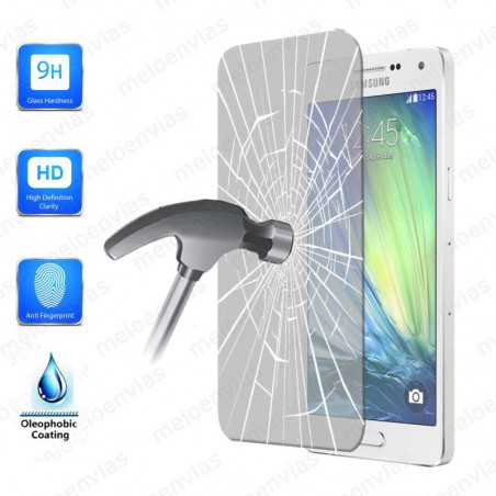 Protector de pantalla de cristal templado para Samsung Galaxy A3 A300 Vidrio Transparente