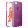 Funda para iPhone 8 (4.7) carcasa Gel TPU Liso mate Color Rosa