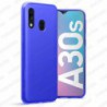 Funda carcasa para Samsung Galaxy A30s Gel TPU Liso mate Color Azul