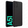 Funda carcasa para Samsung Galaxy A51 Gel TPU Liso mate Color Negro