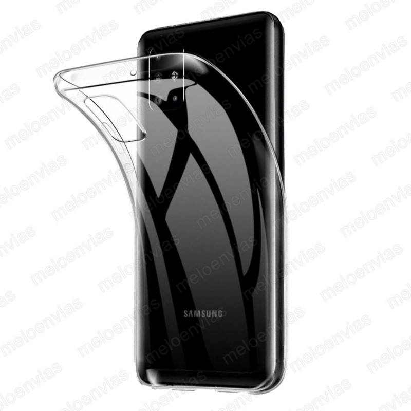 Funda carcasa para Samsung Galaxy A41 Gel TPU Liso mate Color Transparente