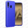 Funda carcasa para Samsung Galaxy A20e Gel TPU Liso mate Color Azul