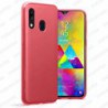 Funda carcasa para Samsung Galaxy M20 Gel TPU Liso mate Color Rosa