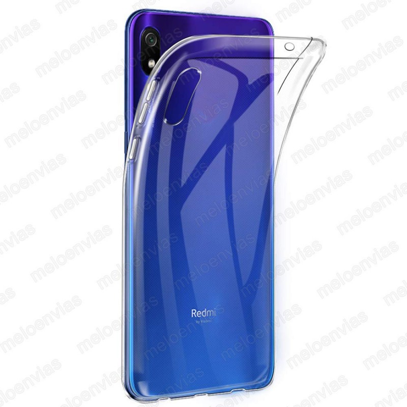 Funda carcasa para Xiaomi Redmi 7A Gel TPU Liso 100% Transparente
