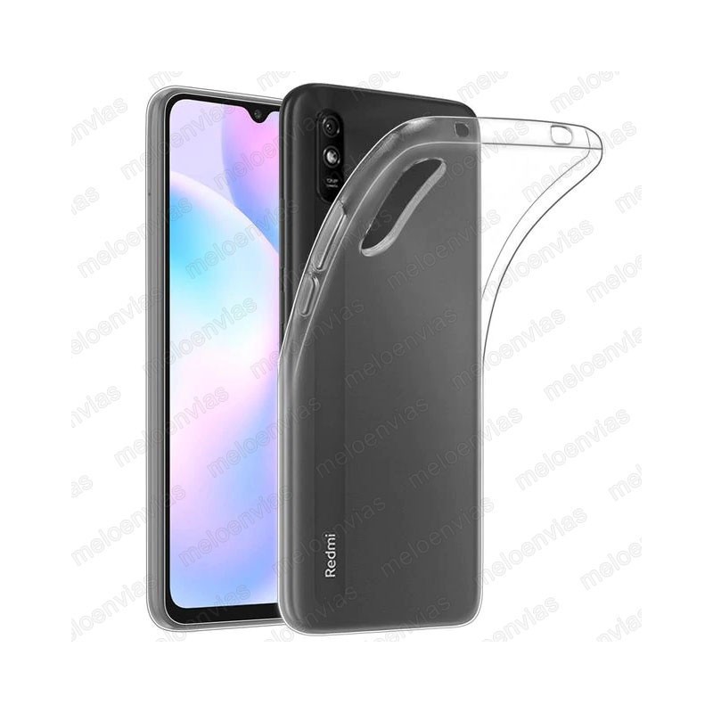 Funda carcasa para Xiaomi Redmi 9A Gel TPU Liso 100% Transparente