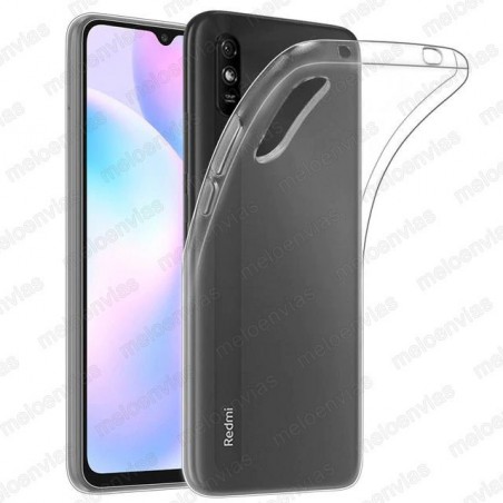 Funda carcasa para Xiaomi Redmi 9A Gel TPU Liso 100% Transparente