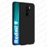 Funda carcasa para Xiaomi Redmi 9 Gel TPU Liso mate Color Negro