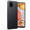 Funda carcasa para Samsung Galaxy A42 5G Gel TPU Liso mate Color Negro