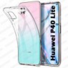 Funda carcasa para Huawei P40 Lite Gel TPU Liso 100% Transparente
