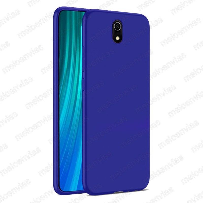 Funda carcasa para Xiaomi Redmi 8 / 8A Gel TPU Liso mate Color Azul