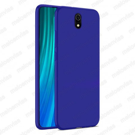 Funda carcasa para Xiaomi Redmi 8 / 8A Gel TPU Liso mate Color Azul