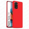 Funda carcasa para Xiaomi Redmi Note 11 / Note 11S Gel TPU Liso mate Color Rojo