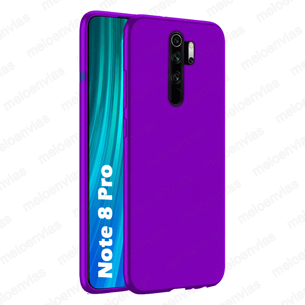 Funda XIAOMI REDMI NOTE 8 PRO + CRISTAL TEMPLADO Opcional Gel TPU Mate  Colores