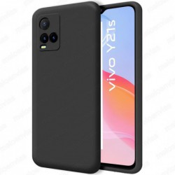 Funda carcasa para Vivo Y21 / Y21S / Y33S Gel TPU Liso mate Color Negro