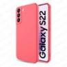 Funda carcasa para Samsung Galaxy S22 Gel TPU Liso mate Color Rosa