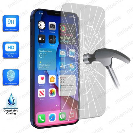 Protector de pantalla de cristal templado para Apple iPhone 12 Pro Max Vidrio Transparente