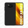 Funda carcasa para Xioami Poco X3 Pro Gel TPU Liso mate Color Negro