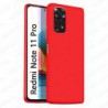 Funda carcasa para Xioami Redmi Note 11 Pro Gel TPU Liso mate Color Rojo