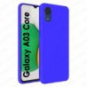 Funda carcasa para Samsung Galaxy A03 Core Gel TPU Liso mate Color Azul