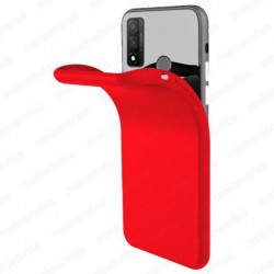 Funda carcasa para Huawei P Smart 2021 Gel TPU Liso mate Color Rojo