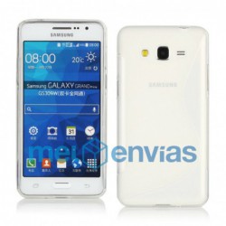 Funda carcasa para Samsung Galaxy Grand Prime G530H Gel TPU Diseño S-line Color Transparente