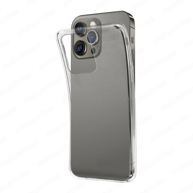 Funda carcasa para iPhone 14 Pro Max 6.7 Gel TPU Liso 100% Transparente