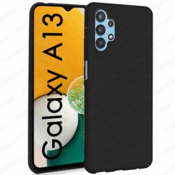 Funda Carcasa Samsung Galaxy A13 4G Silicona Gel TPU Liso Mate Color Negro