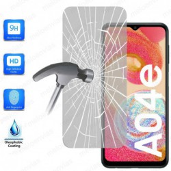 Pack 2 Unidades Cristal Templado Protector Pantalla Para Samsung Galaxy A04E 4G Vidrio 100% Transparente