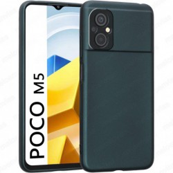 Funda Carcasa Xiaomi Poco M5 4G Silicona Gel TPU Liso Mate Color Negro