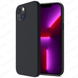 Funda Carcasa Apple iPhone 15 6.1 Silicona Gel TPU Liso Mate Color Negro