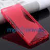 Funda carcasa para Huawei P8 Lite Gel TPU Diseño S-line Color Rosa