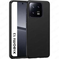 Funda Carcasa Xiaomi 13 Silicona Gel TPU Liso Mate Color Negro