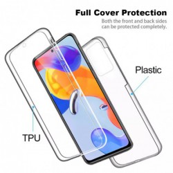 Funda Xiaomi Redmi A1 Carcasa 360 Grados 2 Piezas Doble Cara Delantera + Trasera Transparente