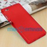 Funda carcasa para Huawei P8  Lite Gel TPU Liso mate Color Rojo