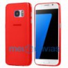Funda carcasa para Samsung Galaxy S7 Edge SM-G935 Gel TPU Liso mate Color Rojo
