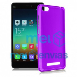 Funda carcasa para Xiaomi Mi4i Mi 4i / Mi4c Mi 4c Gel TPU Liso mate Color Morado