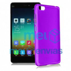 Funda carcasa para Xiaomi Mi5 Mi 5 Gel TPU Liso mate Color Morado