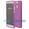 Funda carcasa para Huawei P9 Gel TPU Liso mate Color Rosa