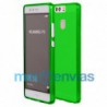 Funda carcasa para Huawei P9 Gel TPU Liso mate Color Verde